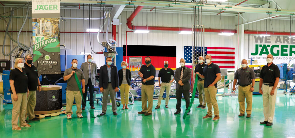 JUS Ribbon Cutting Extrusion